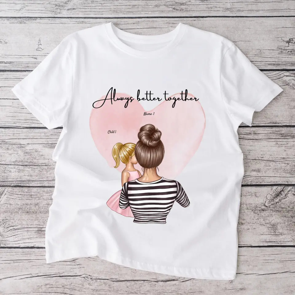 Beste Mama - Personalisiertes T-Shirt