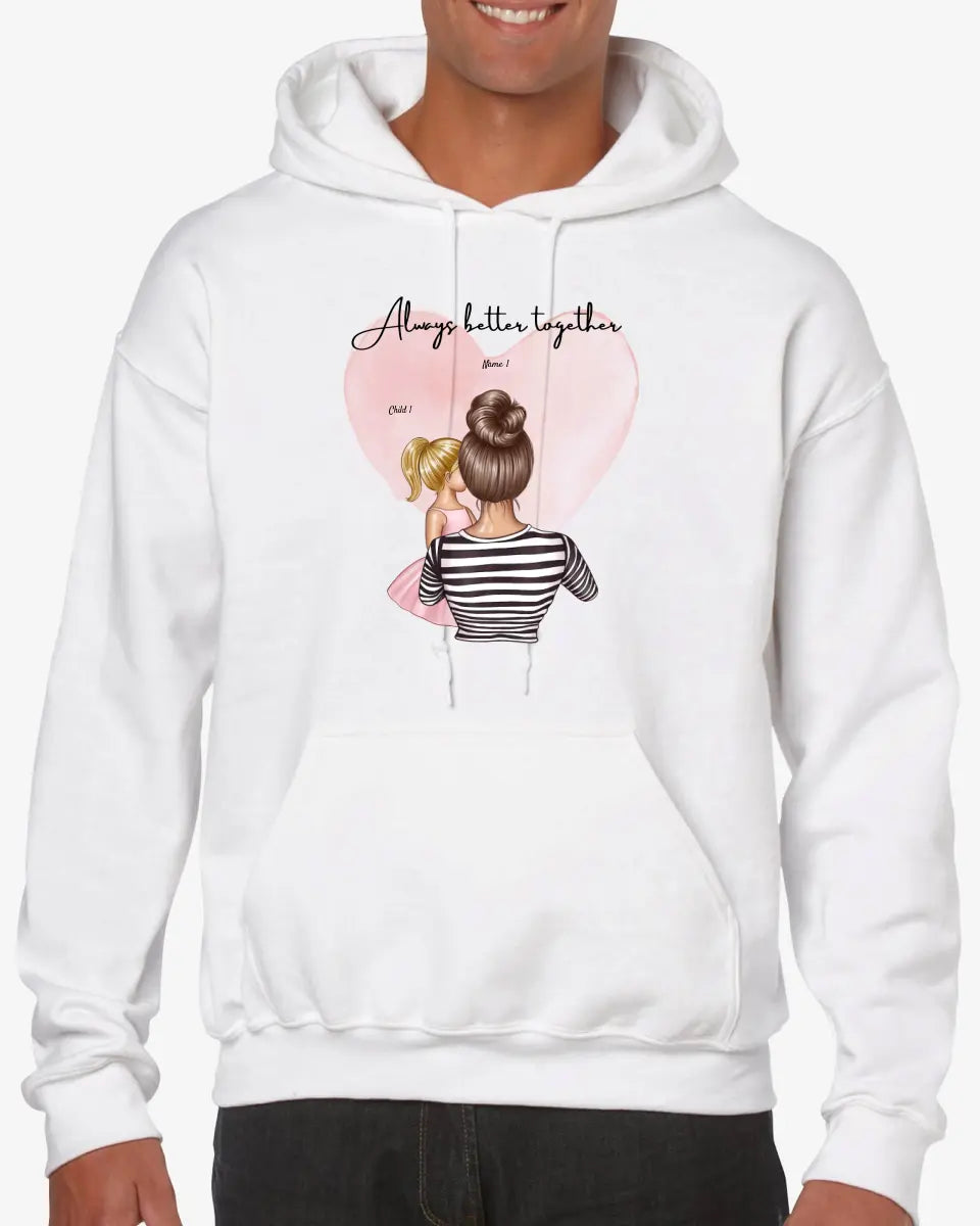 Best Mum - Personalized Hoodie (Up to 4 Children)