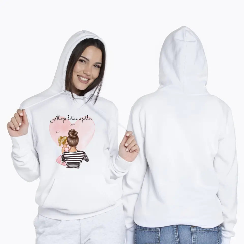 Best Mum - Personalized Hoodie (Up to 4 Children)