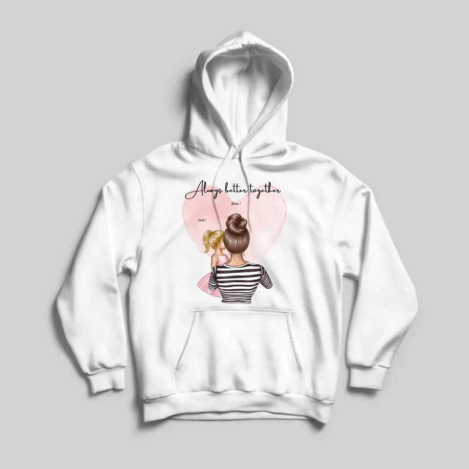 Best Mum - Personalized Hoodie (Up to 4 Children)