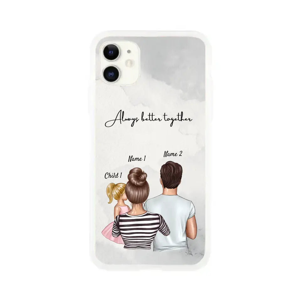 Family with children - Customized Phone Case (up to 4 children)