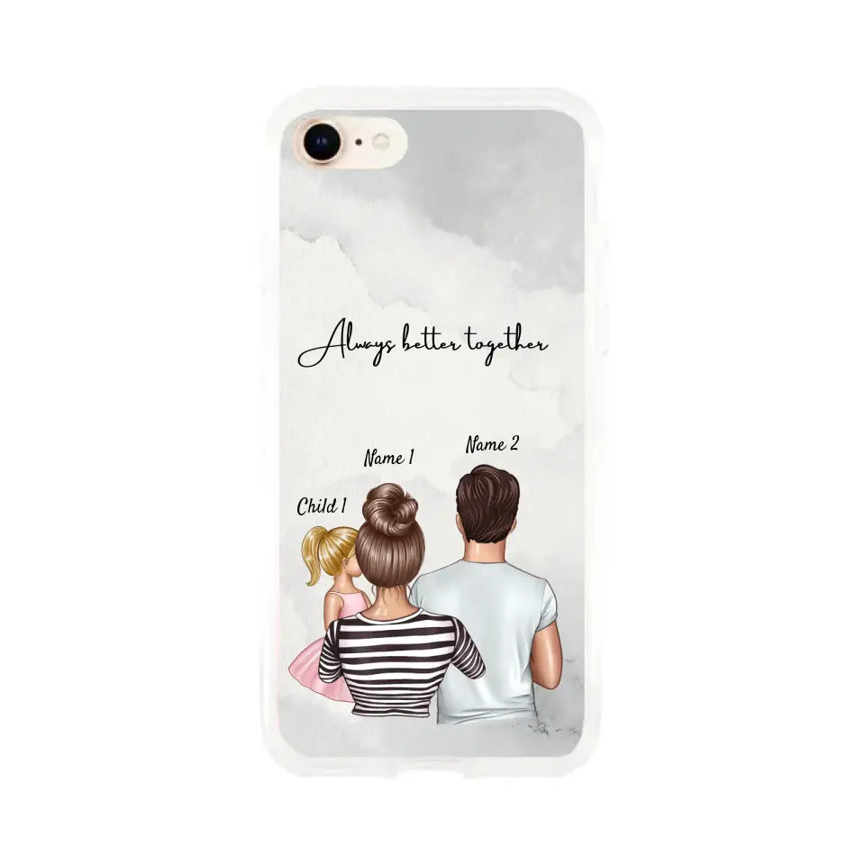 Family with children - Customized Phone Case (up to 4 children)