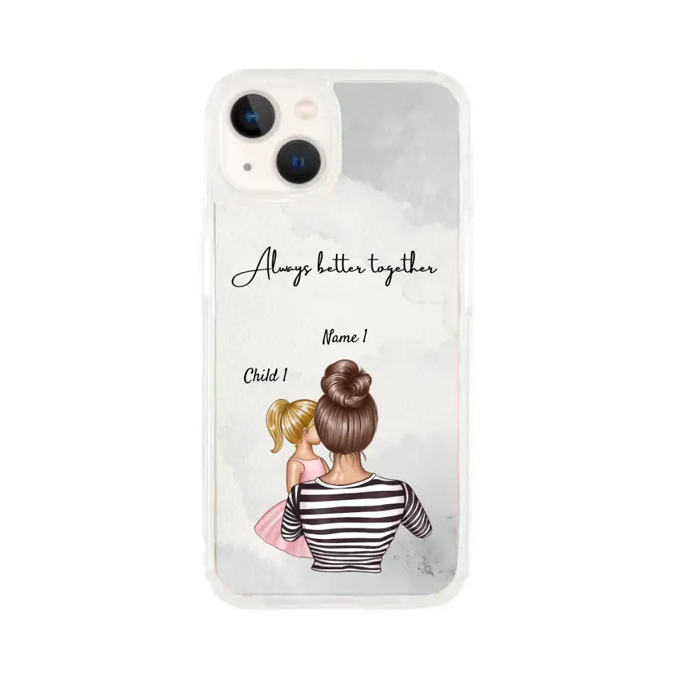 Mum with kids - Customized Phone Case (up to 4 children)