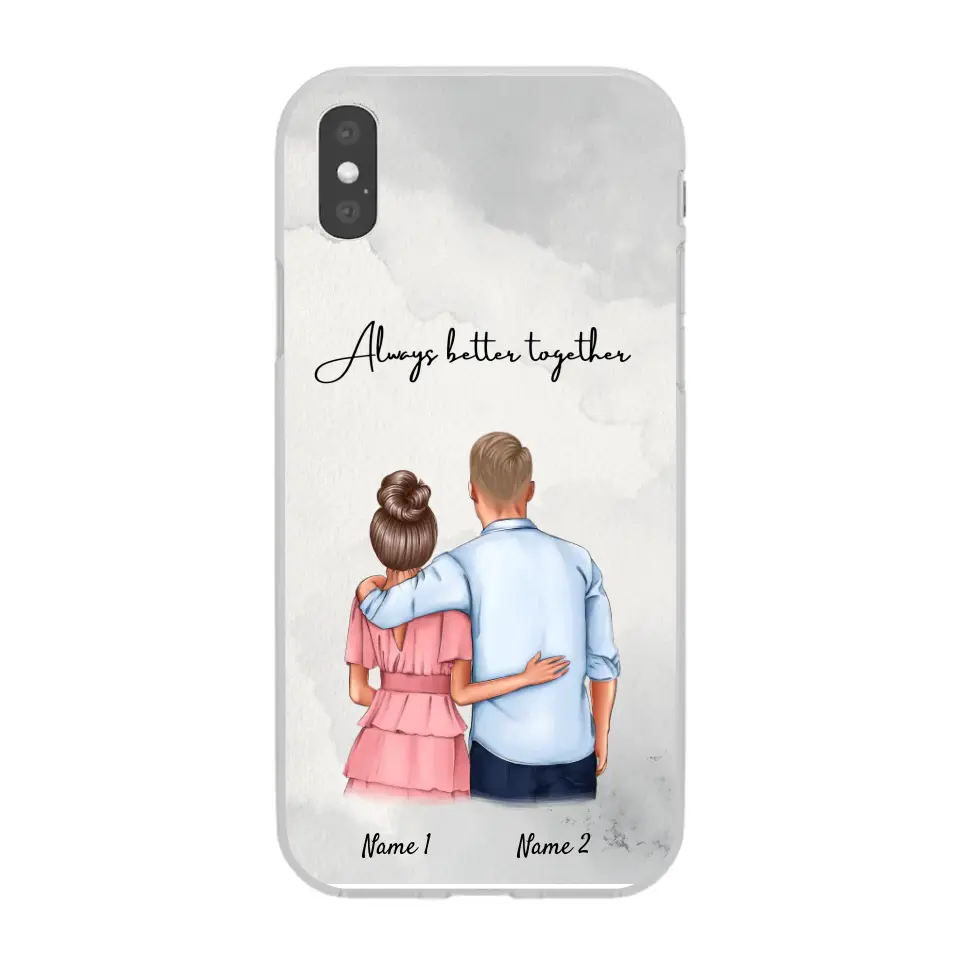 Best Couple Hug - Customized Phone Case