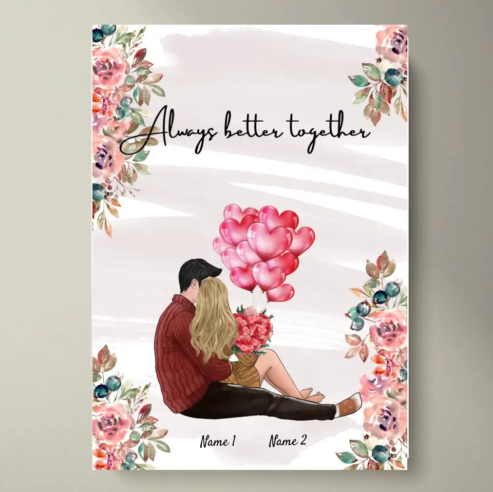 Be My Valentine - personalized poster